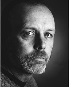 Black and white photo of Ioan Hefin