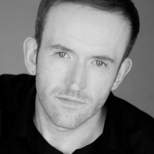 Black and white photo of Aled Herbert
