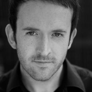 Black and white photo of Aled Herbert
