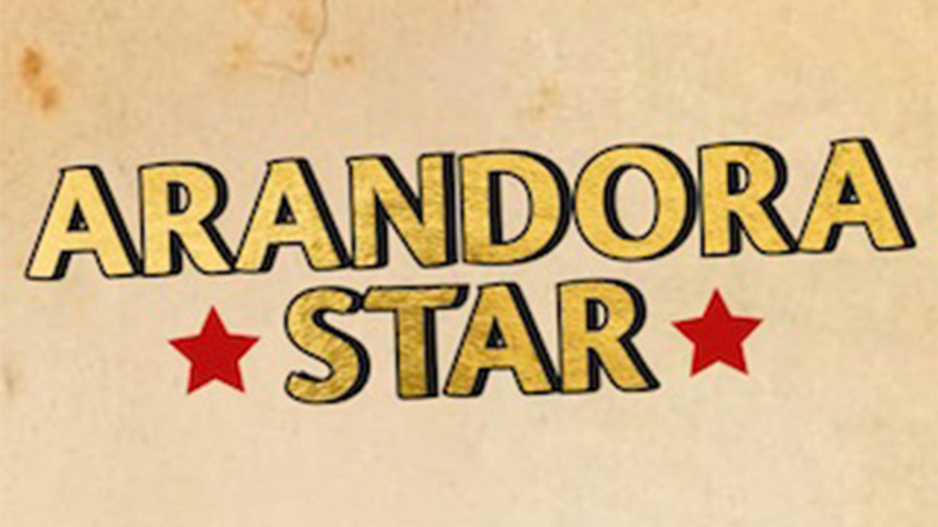 The words Arandora Star with two stars
