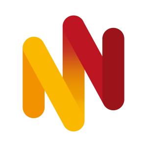 Theatr na nÓg logo - A double letter N