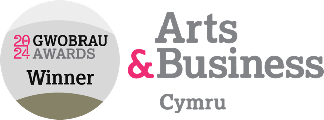 Arts & Business Cymru 2024 awards winner logo